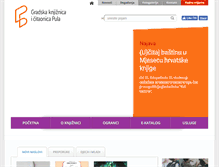 Tablet Screenshot of gkc-pula.hr